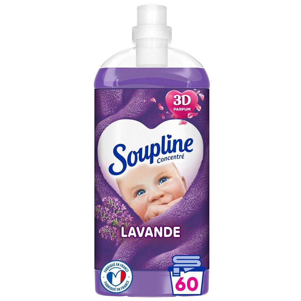 Soupline adoucissant 1.3L 56 doses lavande