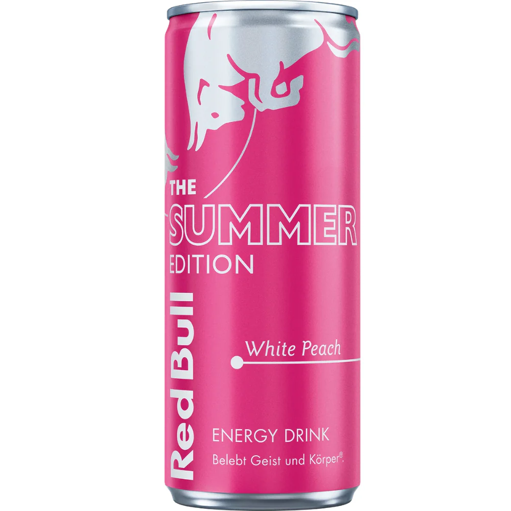 Red Bull Pêche Blanche - 25 cl x 6