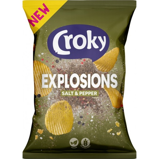 Croky Explosions sel et poivre - 40 g x 20 