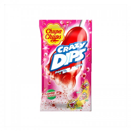 crazy dips fraise chupa chups