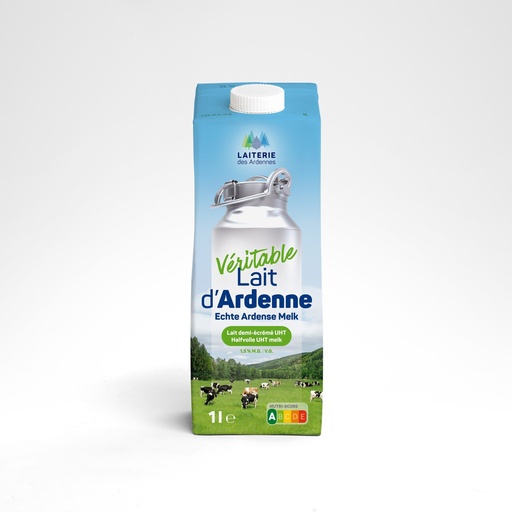 Lait d'ardenne demi ecreme 1Lx6
