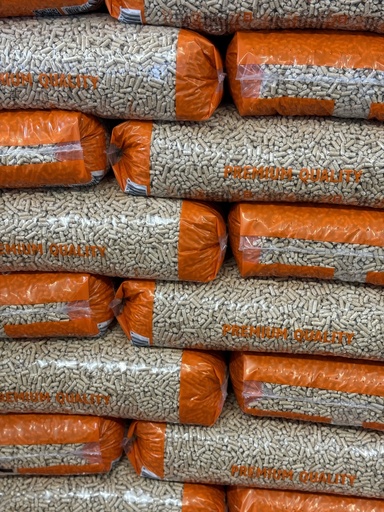 Sac pellet orange 15kg (5,49€)
