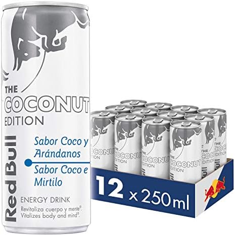 Red bull Noix de coco-myrtille 24x25cl